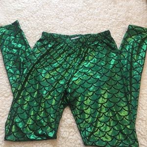 Mermaid detail leggings